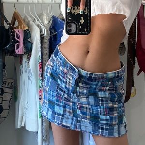 1977 VINTAGE AMERICAN EAGLE MINI SKIRT